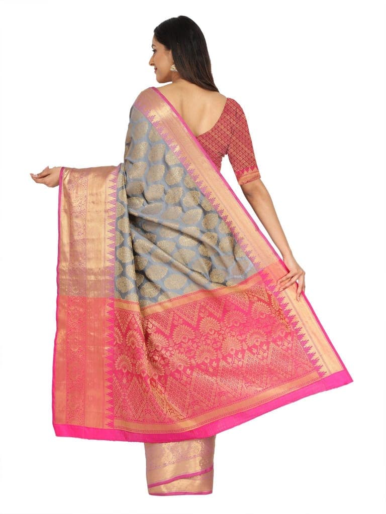 Designer Heavy Weaving Work Banarasi Silk Saree view 2