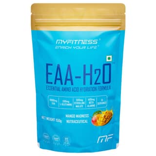 Myfitness EAA Supplement For Men & Women | EAA H2O 150g | 6000mg Essential Amino Acids | Added Glutamine | Citrulline Malate | Beta Alanine | Taurine | Electrolyte Blend |