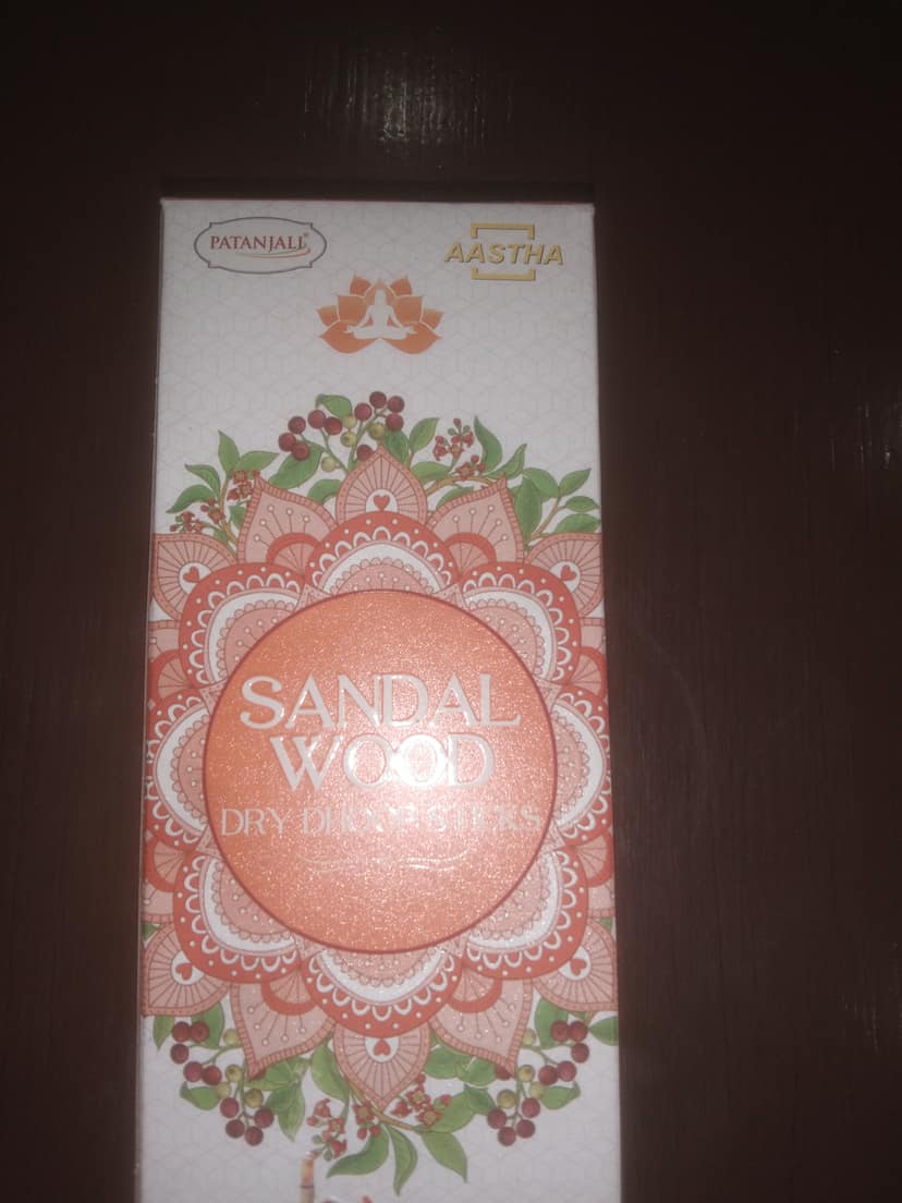 Patanjali Aastha Sandal Wood Dry dhoop sticks