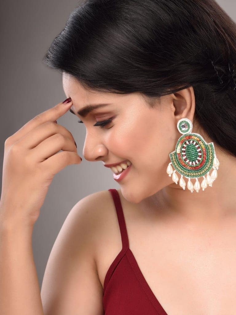 Multi Contemporary Dropdown Earrings view 3