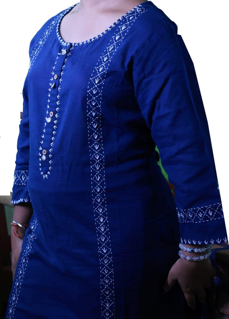 Embroidered Kurti for Girls view 5