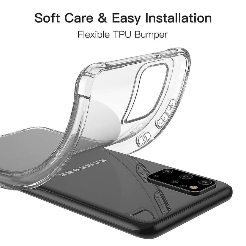 Faircost for Samsung Galaxy A31 Back Cover Shockproof (Silicon| Transparent) view 7