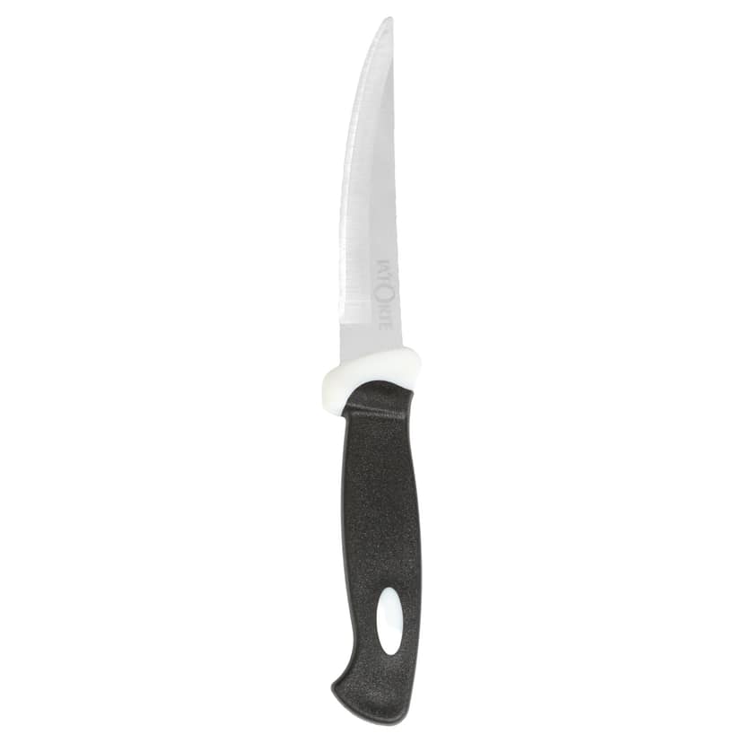 La Forte Stainless Steel Kitchen Knife Set with Soft Grip, 3-Pieces (Black) view 2