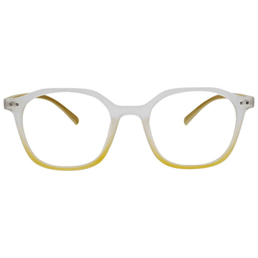 Transparent Full Rim Rectangle Eyeglasses