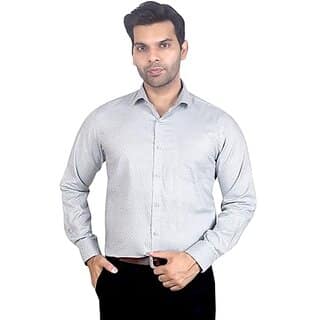 DUKUL Men'ss Printed Cotton Shirt Full Sleeve Regular Fit | Perfect for Formal & Casual Wear