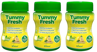 Brinton Tummy Fresh (Sugar Free) for Healthy Digestive sytem and Relief from constipation Gas & Acidity 100 gm x Pack of 3
