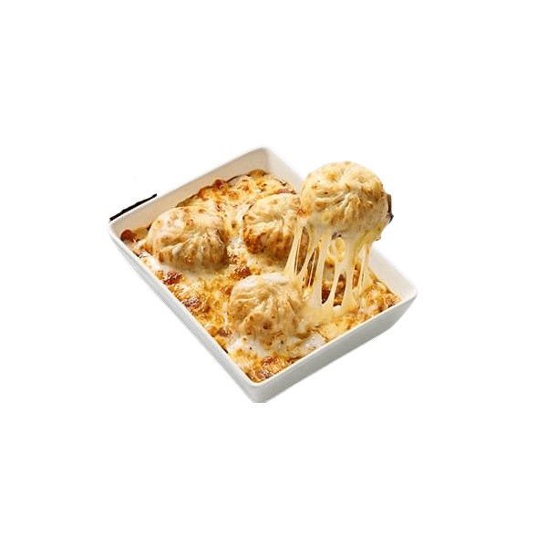 Schezwan Momos Cheesy Baked (5 Pcs)