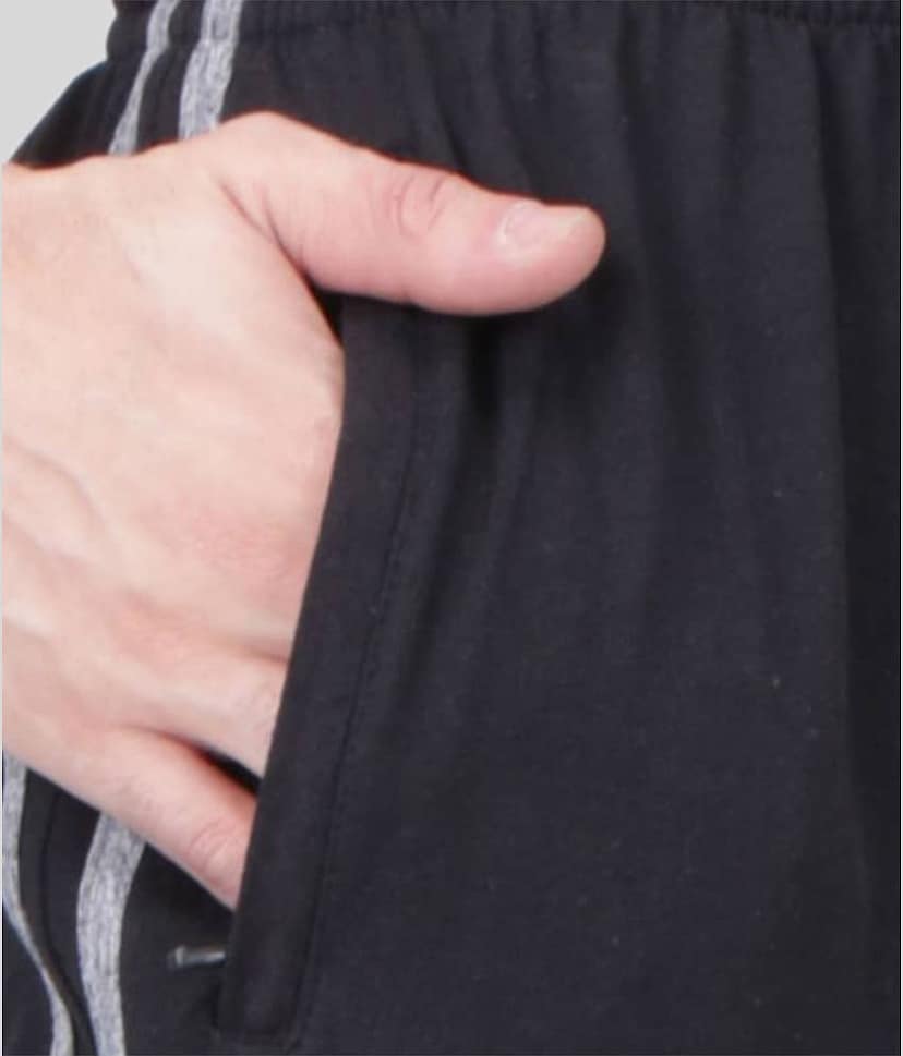 Neo Garments - Black Cotton Men's Trackpants ( Pack of 1 ) view 2