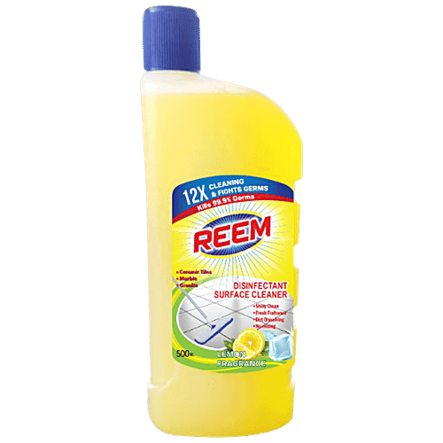 Reem Surface Floor Cleaner - Lemon, Shiny Clean, Fresh Fragrance, Sparkling Clean, 500 ml
