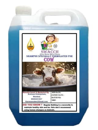 Swacch Shampoo Specially Formulated for Cow (5 Litre) Lavender