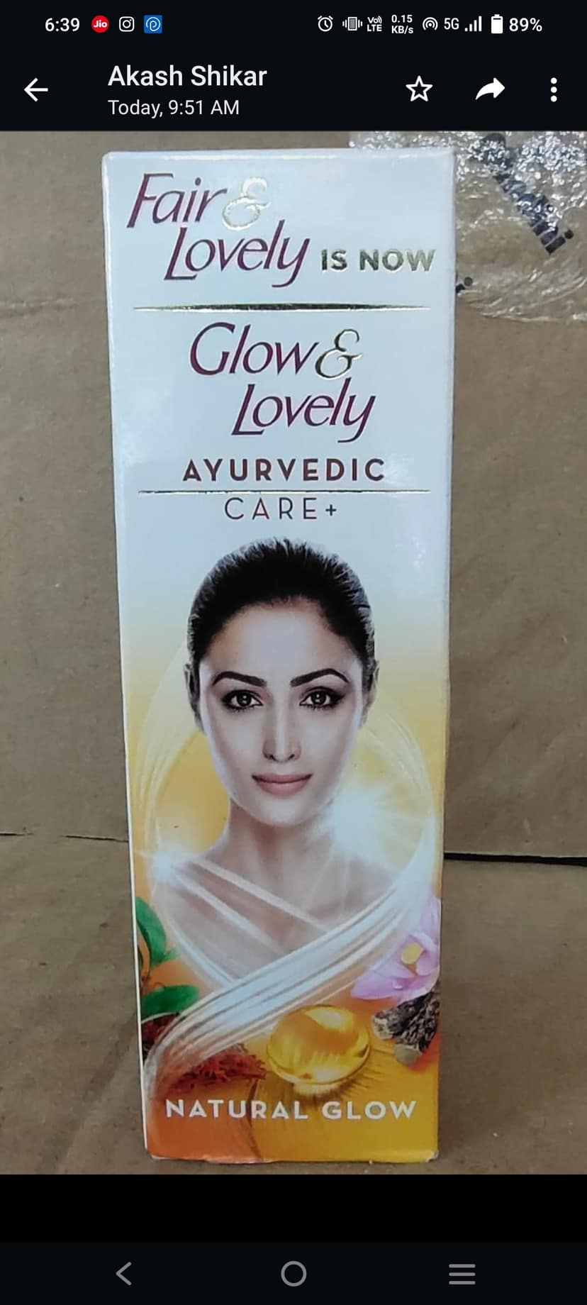 Glow and lovely ayurvedic care natural glow