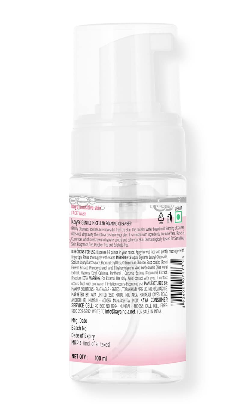 kaya Kaya Gentle Micellar Foaming Cleanser (Face Wash) view 2