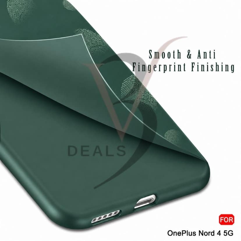 V3Deals Compatible OnePlus Nord 4 5G Matte Silicone Back Cover Matte silicone back cover with raised camera & screen edges for enhanced protection against drops, scratches and dust. view 7