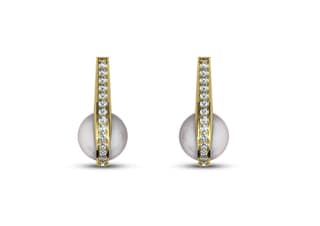 Hooked Claw Pearl Earrings