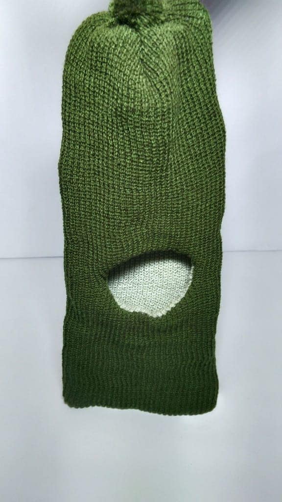 Unisex Winter Warm Knitted Hat with Face Cover view 2