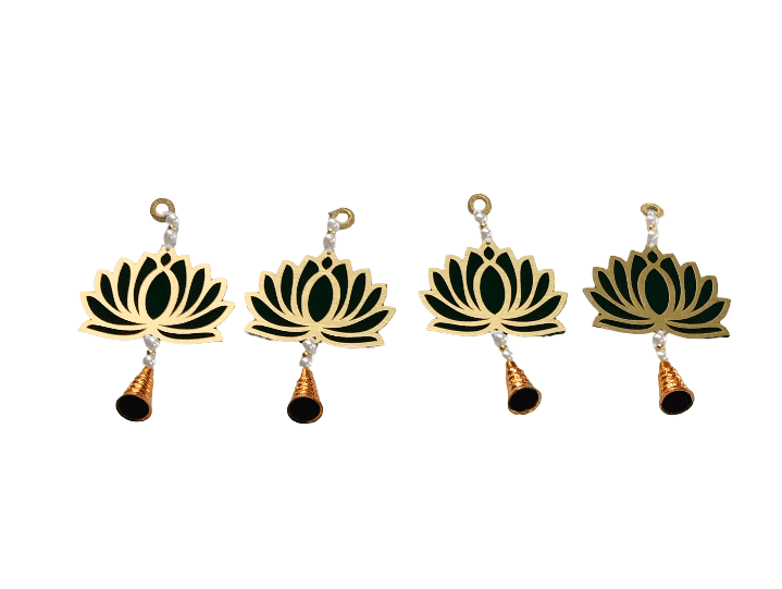 Wall Hanging flower pack of 4 view 2