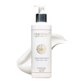 VEDICDERM Psoréa Cream with 2% Bakuchi Extract Skin Barrier Repair | Itching and Dryness Control | Natural, Chemical Free Formula for Psoriatic skin (200ml, Pack of 1)