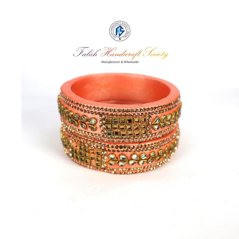 Lac Kada for women & girls (Pair of 2) Pink