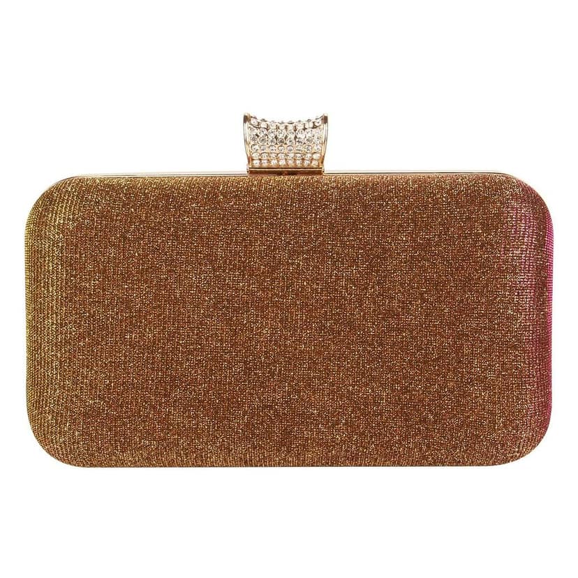 Vdesi Gold Shimmer Clutch view 3