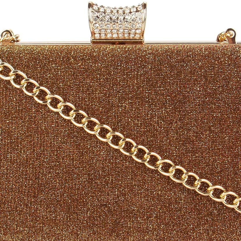 Vdesi Gold Shimmer Clutch view 6