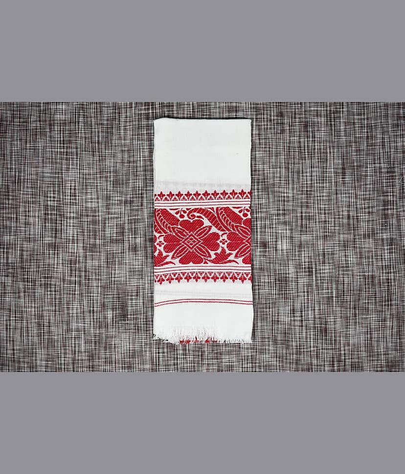 Shyam Handloom Pack of 1 Cotton Below 300 -GSM Bath Towel ( Maroon )