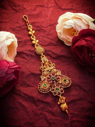 Morison Classic Pearl Drop Mangtikka Timeless Simplicity