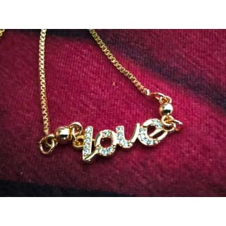 luv fashion Tradtional chain gold n micron plated view 2