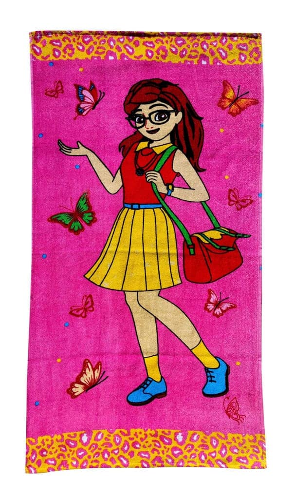 Mandhania Cotton Cartoon Printed Kids Bath Towels for Boys N Girls Pack of 2 view 2
