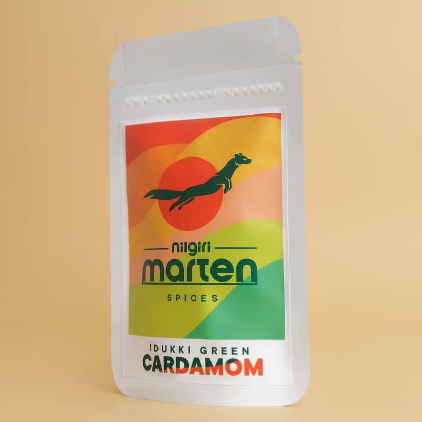 Nilgiri Marten Idukki Cardamom (Elaichi), 40g (Pack of 20g x 2), 8.5 MM+ Cardamom pods view 2