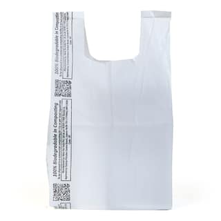 Lakmo Crafts 100% Compostable Carry Bags | Pack of 50 bags | 9x12 inches