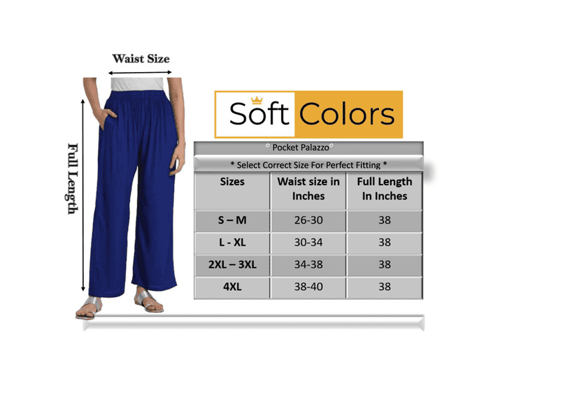 Soft Colors Regular Fit Pocket Palazzo (Dark Grey) view 9