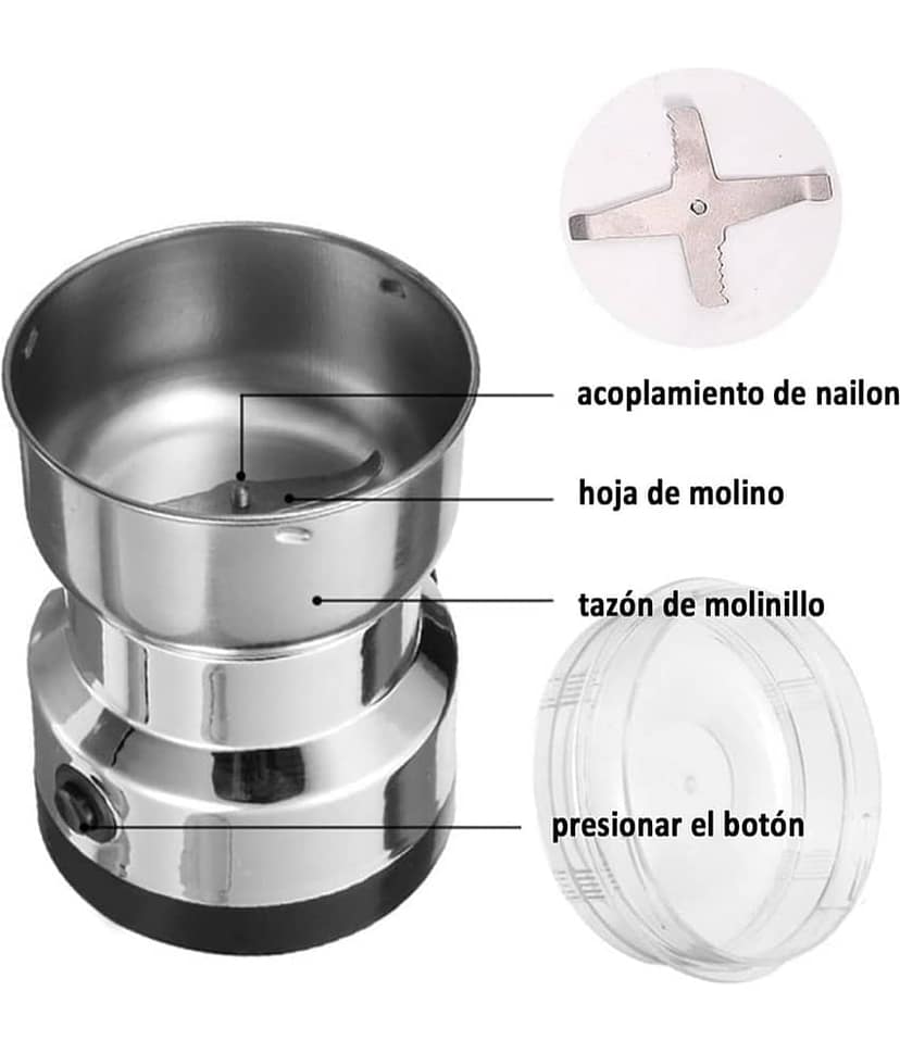 QitmirMKT Mixer Grinder Stainless Steel 1 Coffee Grinder view 2