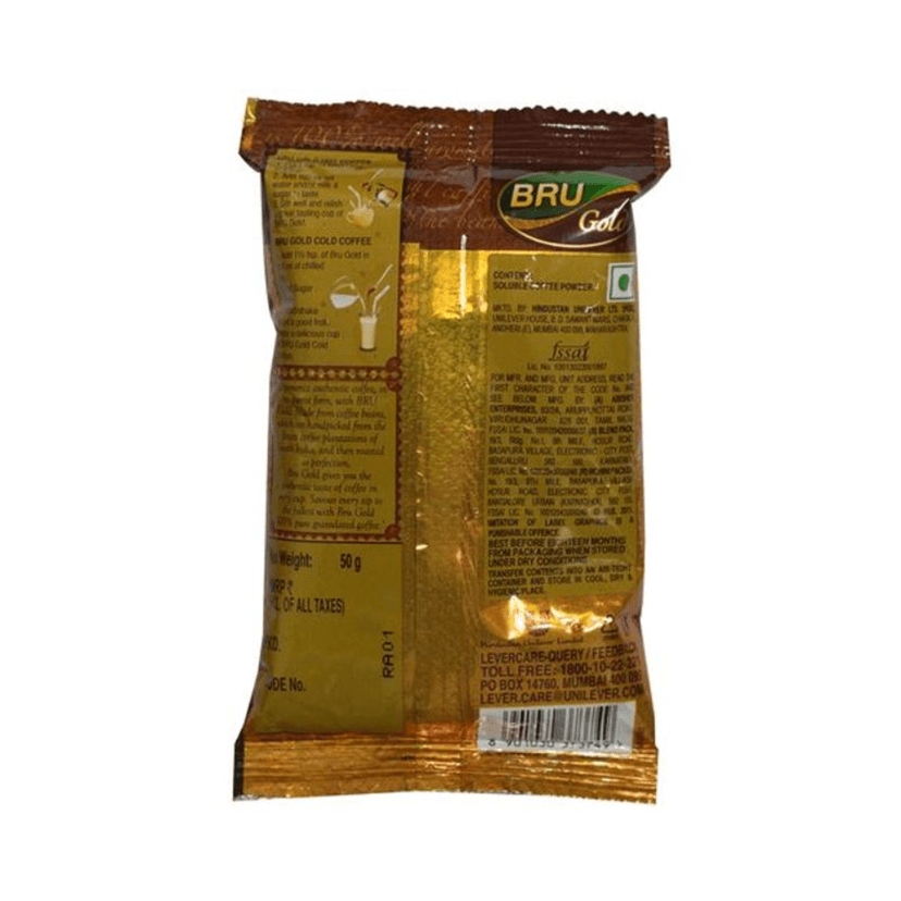 Bru Gold Coffee Pouch 50 Gms view 3