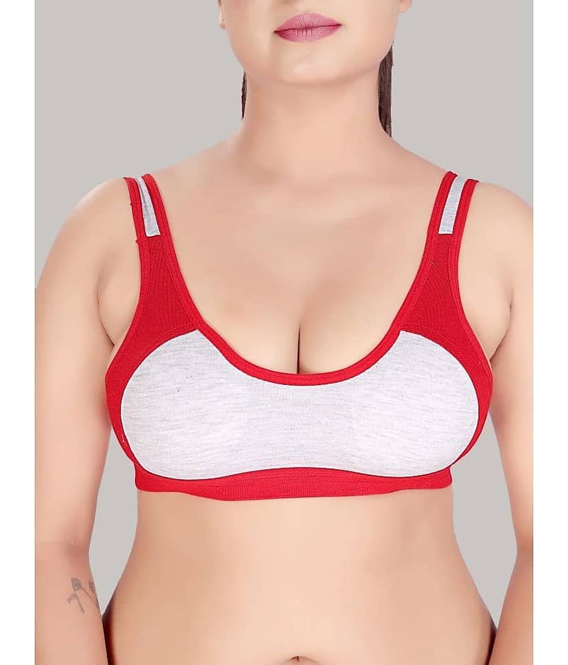 haya fashion Pack of 2 Cotton Non Padded Women's Everyday Bra ( Multicolor ) Haya Fashion Multicolor Cotton Non Padded Women's Everyday Bra view 2