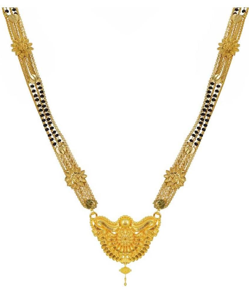 KRIMO - Golden Mangalsutra ( Pack of 1 ) view 2