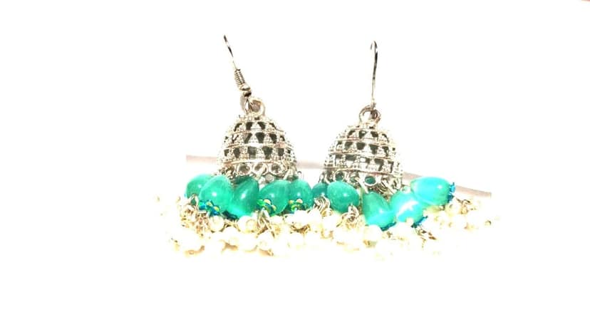 Beaded Earrings view 2