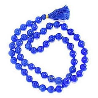 Ceylonmine - Blue Sapphire Stone Mala For Women Men
