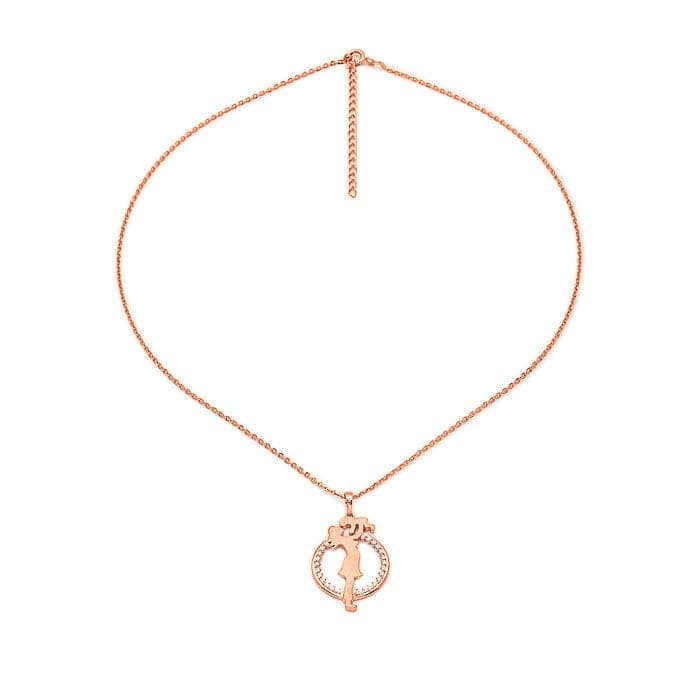 Rose Gold Maternal Love Pendant with Chain view 5