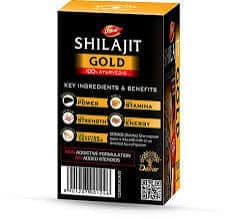 Dabur Shilajit Gold Premium Vitality Ayurvedic Supplement for Men (20 Capsules) view 2