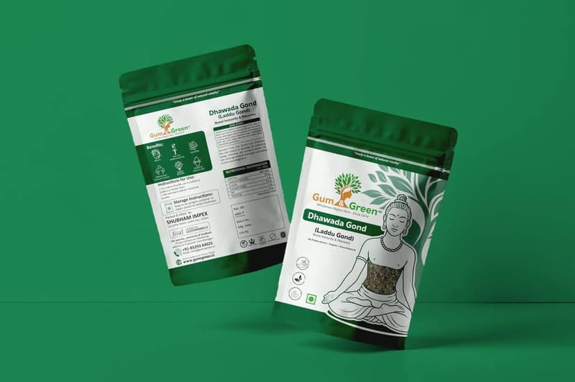 Gum & Green Dhawada Gond (Anogeissus Latifolia Gum) | Rare Ayurvedic Resin for Immunity & Recovery | 100% Pure & Edible | Ideal for Gond Laddu & Postpartum Recovery | FSSAI Certified | Since 1974 |250g view 7