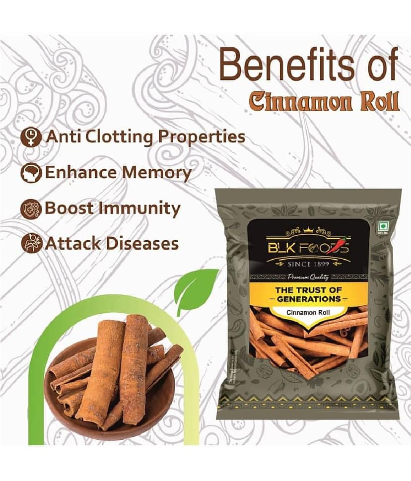 BLK FOODS _Daily Cinnamon roll (Dalchini) 200g 200 gm view 3