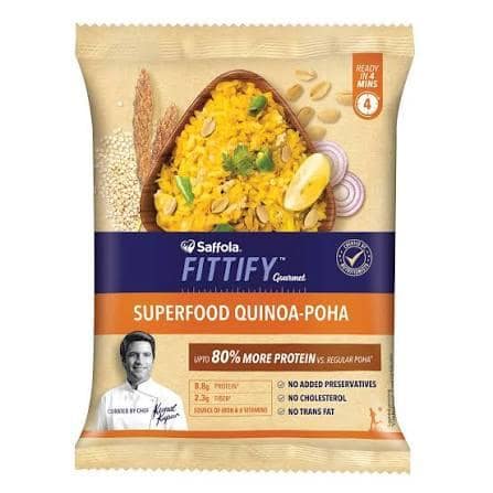 SAFFOLA FITTIFY QUINOA POHA 60GM