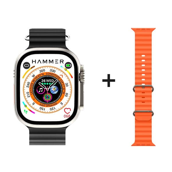 Hammer Ultra Classic Bluetooth Calling Smart Watch - Black, view 5