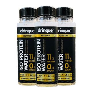 Drinque™ ISO PROTEIN WATER- 11g ISOLATE PROTEIN (Alphonso Mango) (pack of 5)