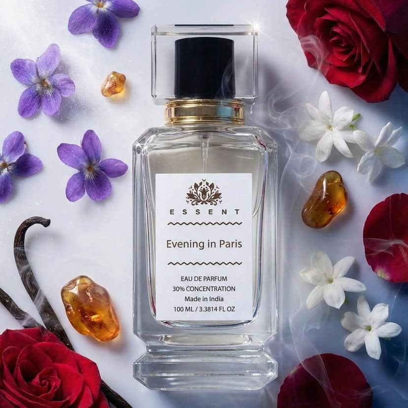 Essent Perfumes Evening in Paris Eau de Parfum (EDP) – Classic Nostalgic Powdery Floral Long Lasting Perfume – Unisex Fragrance view 5
