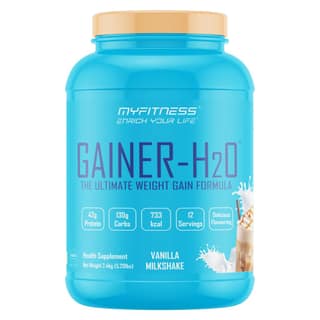Myfitness Gainer H2O | The Ultimate Weight Gain Formula | 42g Premium Protein | 733 kcal | 2.4 kg