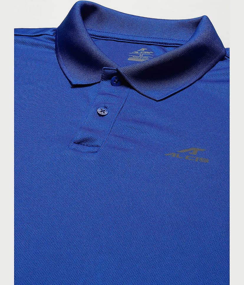 Alcis - Blue Polyester Slim Fit Men's Sports Polo T-Shirt ( Pack of 1 ) view 2