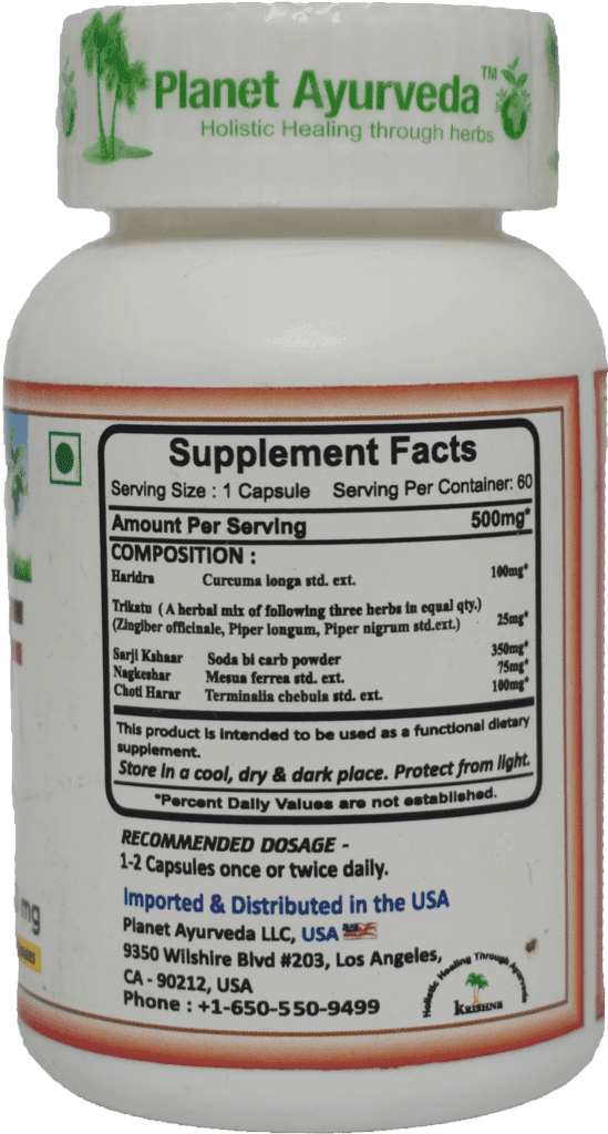 Planet Ayurveda Pile OFF - 60 Capsules view 2