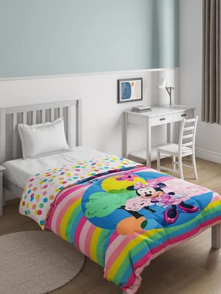 DDECOR - Kids Economy Collection 100% Cotton Conversational Pattern 136TC Single Quilt|152 CM X 229 CM| - Multi