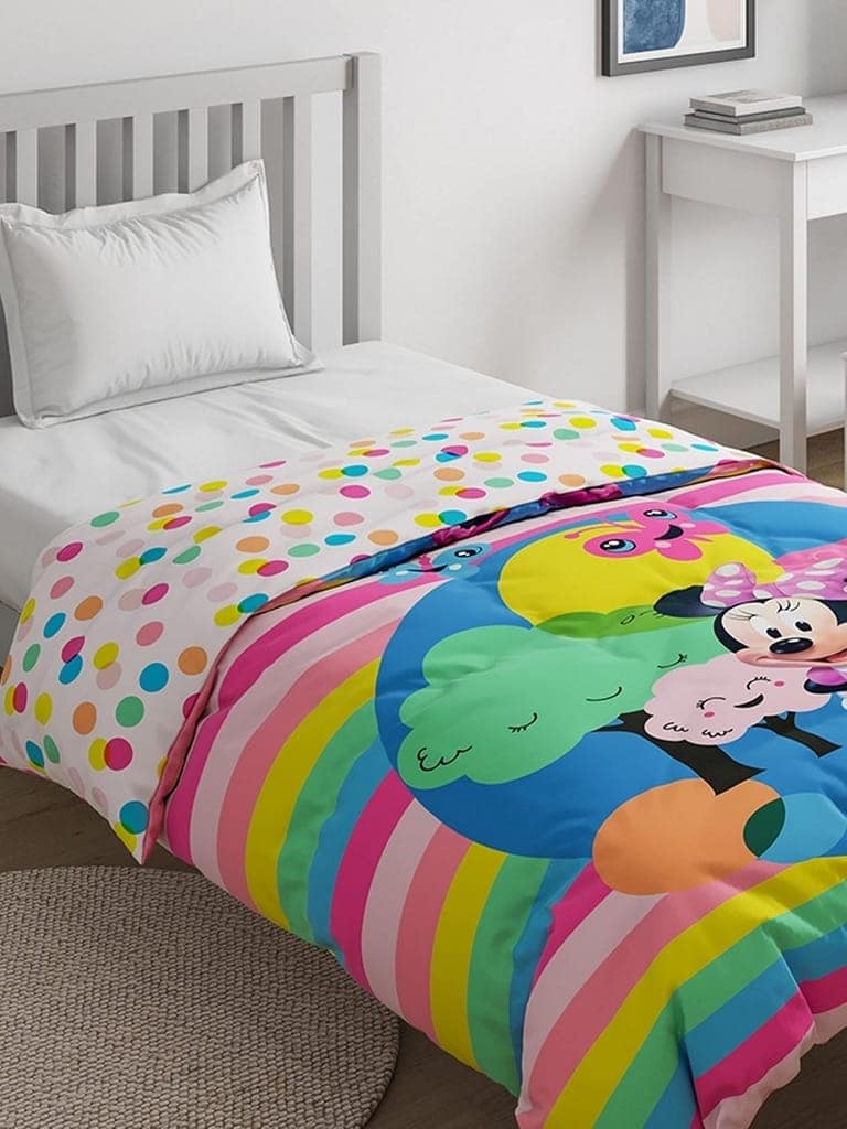 DDECOR - Kids Economy Collection 100% Cotton Conversational Pattern 136TC Single Quilt|152 CM X 229 CM| - Multi view 2